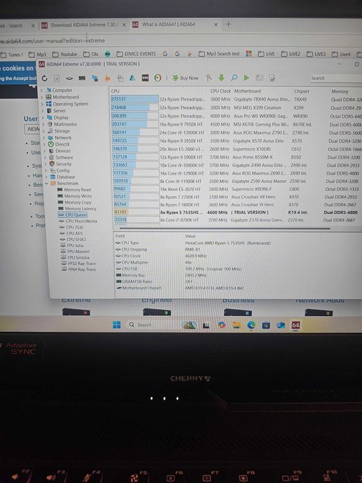Laptop Gaming Asus TUF A15 Ryzen 5 7535HS 16ddr5 512SSD Nvidia RTX 2050