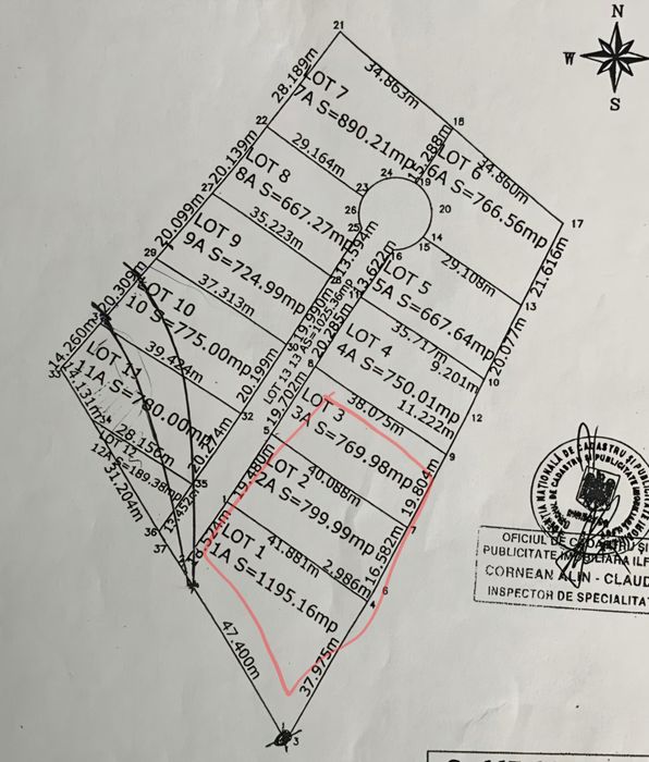 Teren investiție Jilava 2.775 mp | 74 m deschidere stradală | nod centura A0 sos. Giurgiului