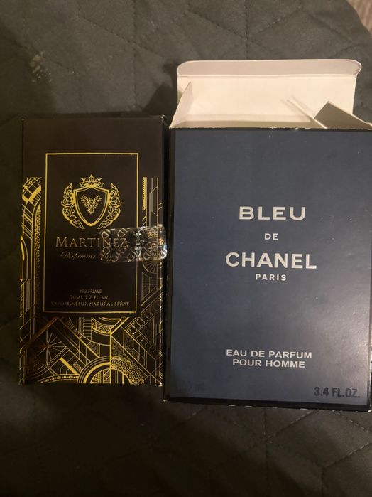 Парфюми Blue de chanel и Martinez