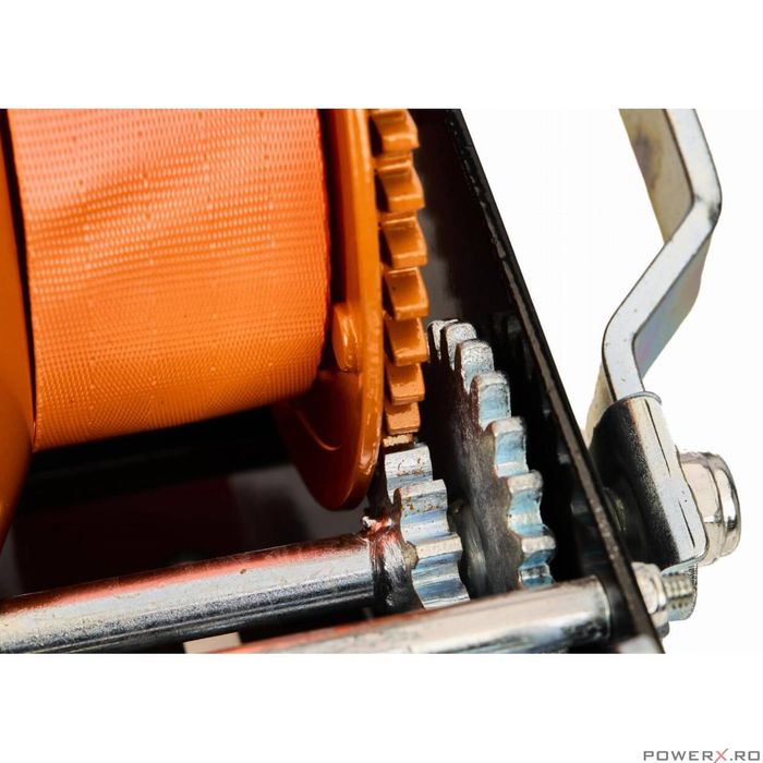 Troliu manual cu chinga 10m, capacitate 1588kg, latime 50mm, Kraft