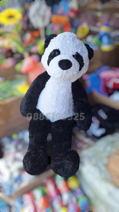 Голяма плюшена Панда 120см + ПОДАРЪК чанта Панда, Голямо плюшено Мече