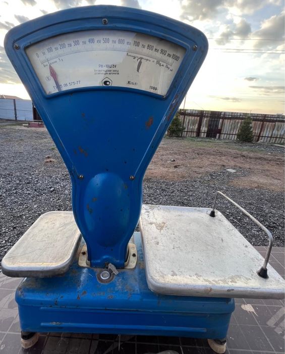 Весы СССР, есть гири