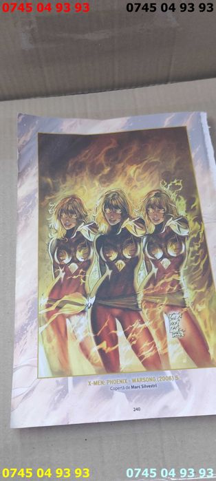 carte carti colectia renasterea marvel Phonenix carte grafica