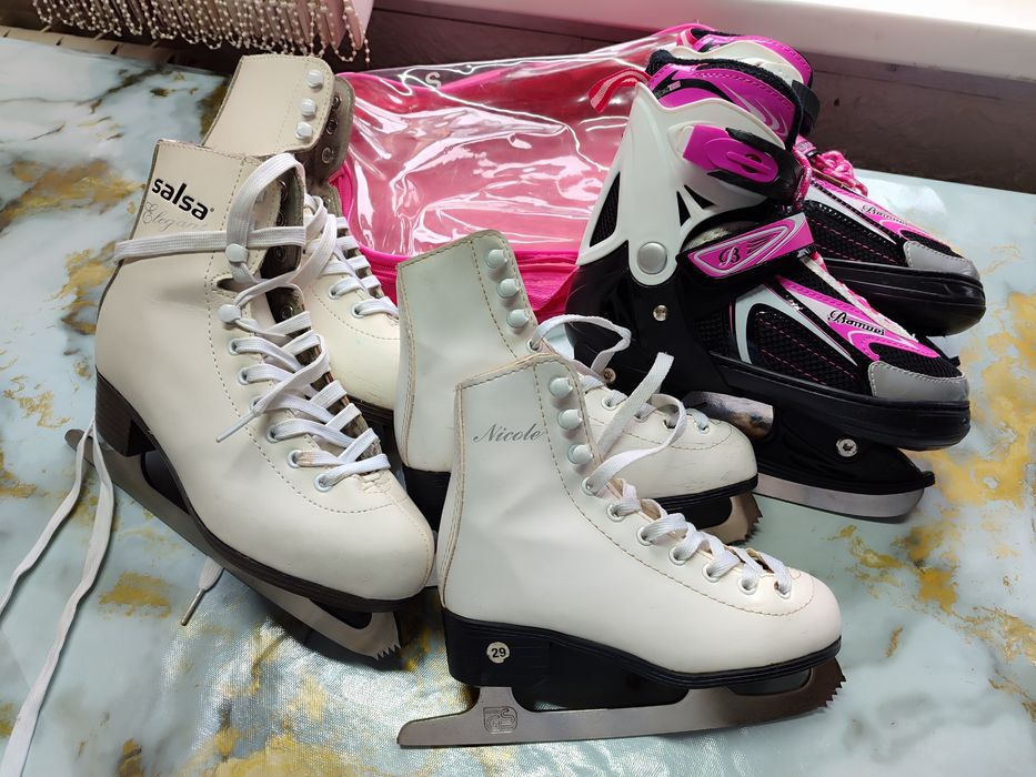 Фигурные коньки 34 размер (22,7см)