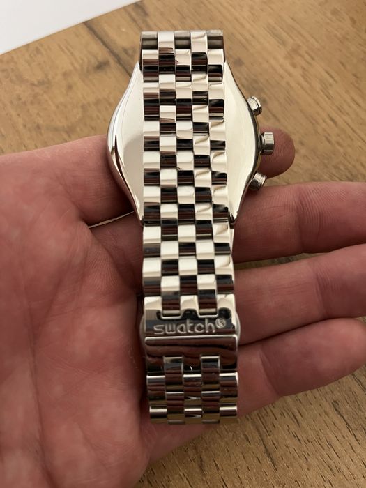 Swatch Chronograph Stainless steel като нов