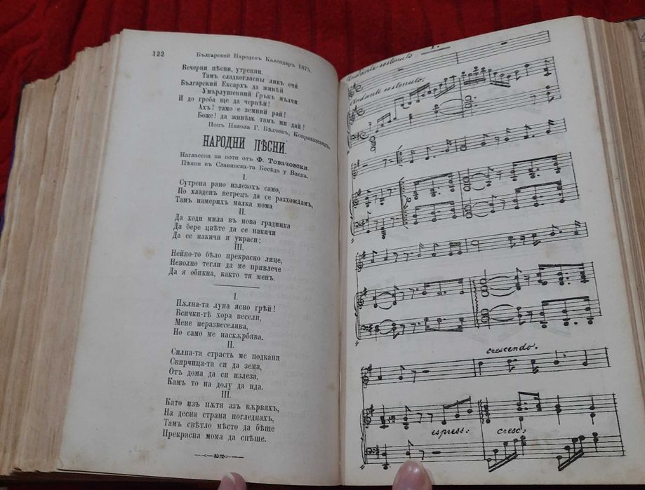 Рядка старопечатна книга Летоструй за 1873/74/75/76 г