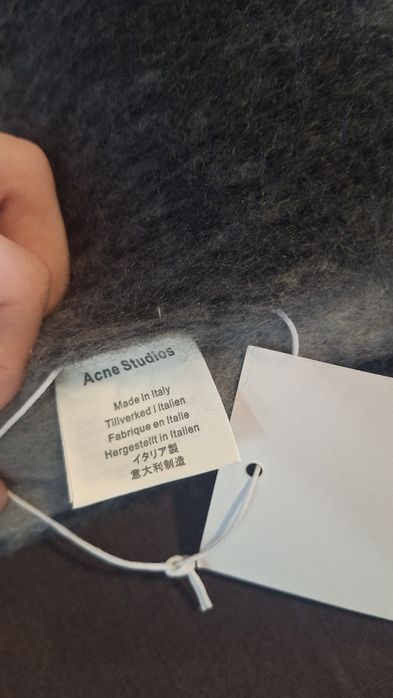 Eșarfă acne studios neagra