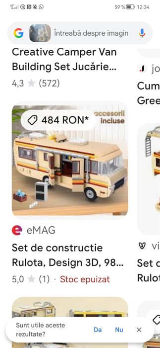 Vând lego rulotă The Crystal Ship Breaking Bad