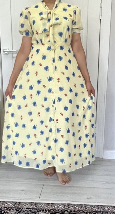 Шикарное платье из шифона