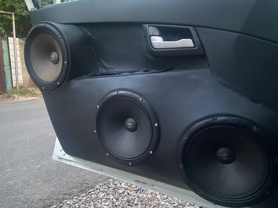 Обшивки дверных карт на приору