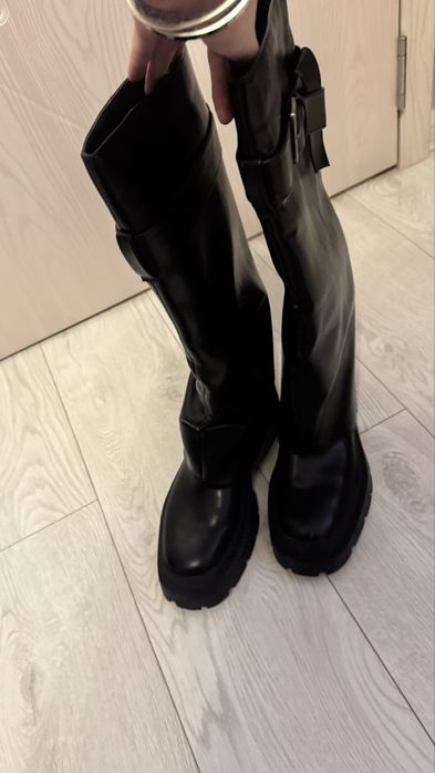 Палто от косъм и Ботуши