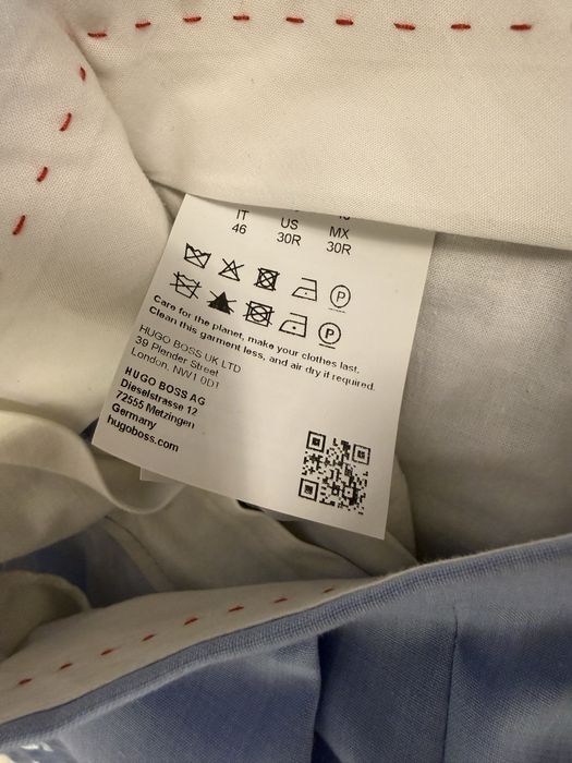 Costum HUGO bleu – Sacou + Pantaloni – Mărimea 46