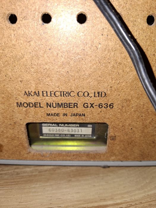 Akai 636 Европа 3000$