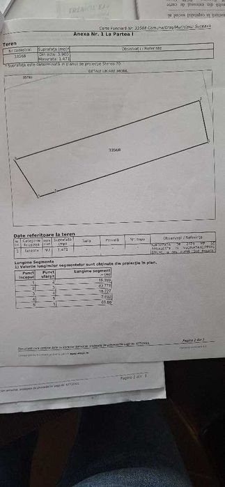 teren Lipoveni/Lac -1471 mp