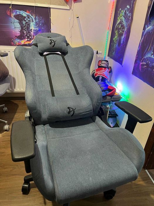 Scaun Gaming Arozzi Torretta Soft Fabric - Ash