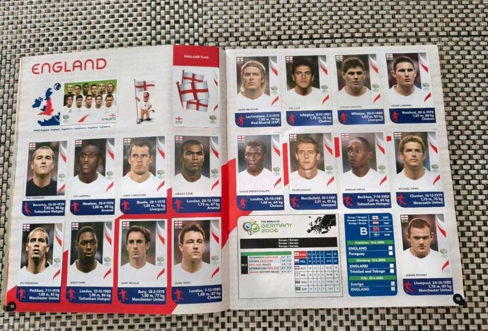 Album Panini World Cup 2006 stare foarte buna