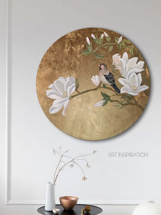 Круглая картина  (ручная работа)