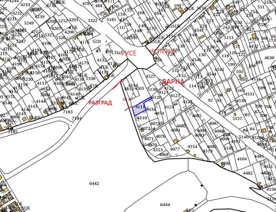 Парцел в местност " Малкия хълм" гр. Разград
