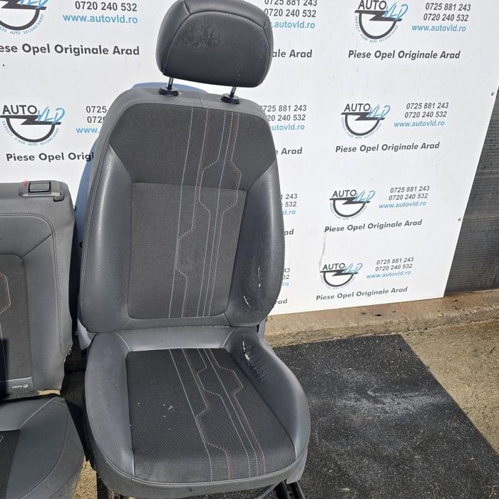 Scaune fata bancheta spate semi piele Opel Corsa D