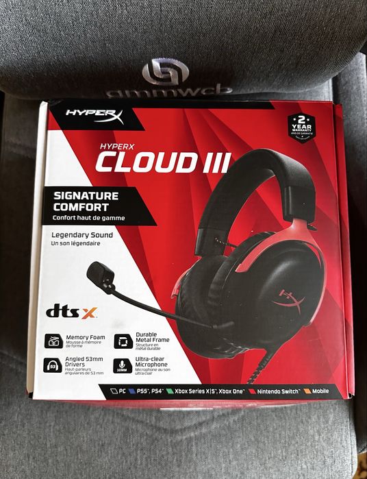 Продам наушники HyperX Cloud 3