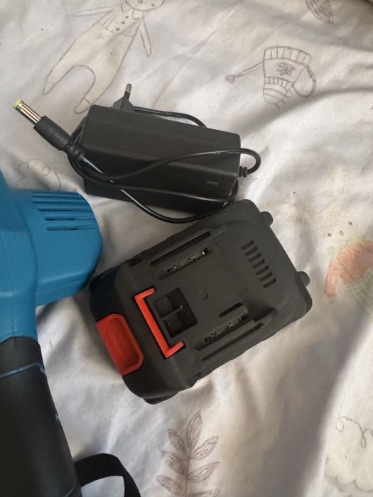 Mini drujba electrica 48V cu acumulator si incarcator predare personal