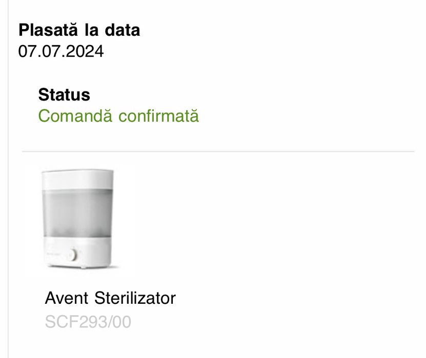 Phillips Avent Sterilizator + uscator