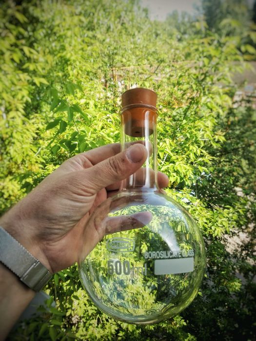 Колба 0,5 литра борстекло