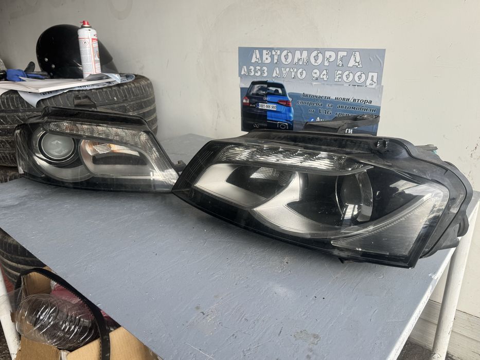 Фарове за Audi A3 8p facelift / фейс лед фарове / audi