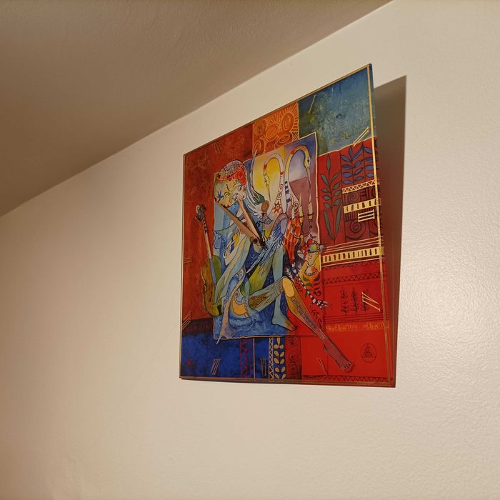 Стенен часовник, Арт, Квадратен, 30.5см