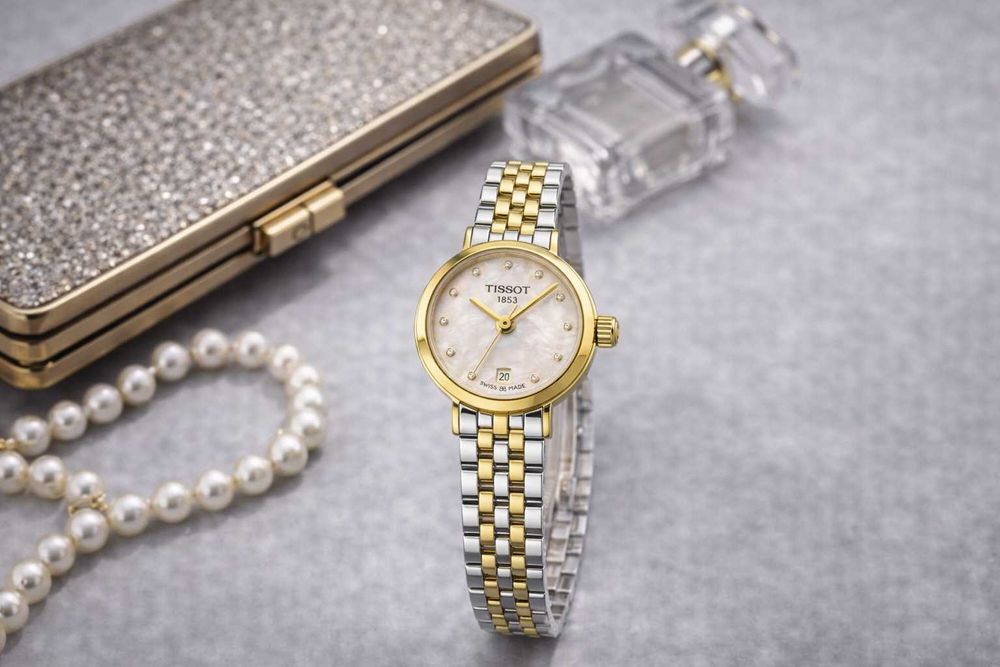 Tissot Flamingo Ceas Dama Safir Swiss Made Nou Cutie Factura Garantie