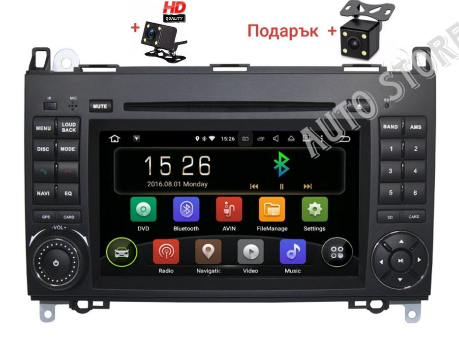 Навигация Android Mercedes Sprinter vito B A vw Crafter Мултимедия вит