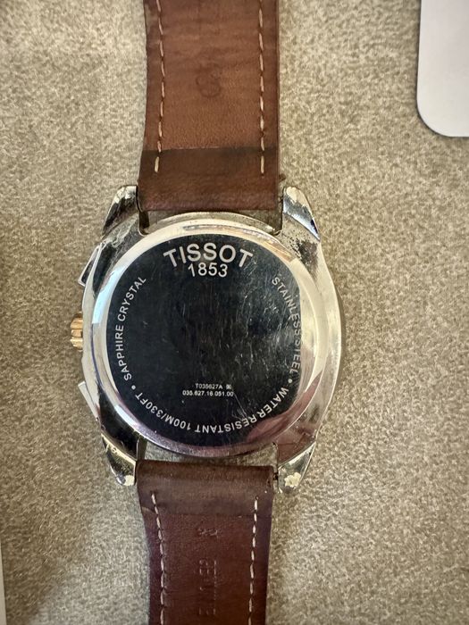 Мъжки часовник Tissot Couturier Chronograph Dual Tone