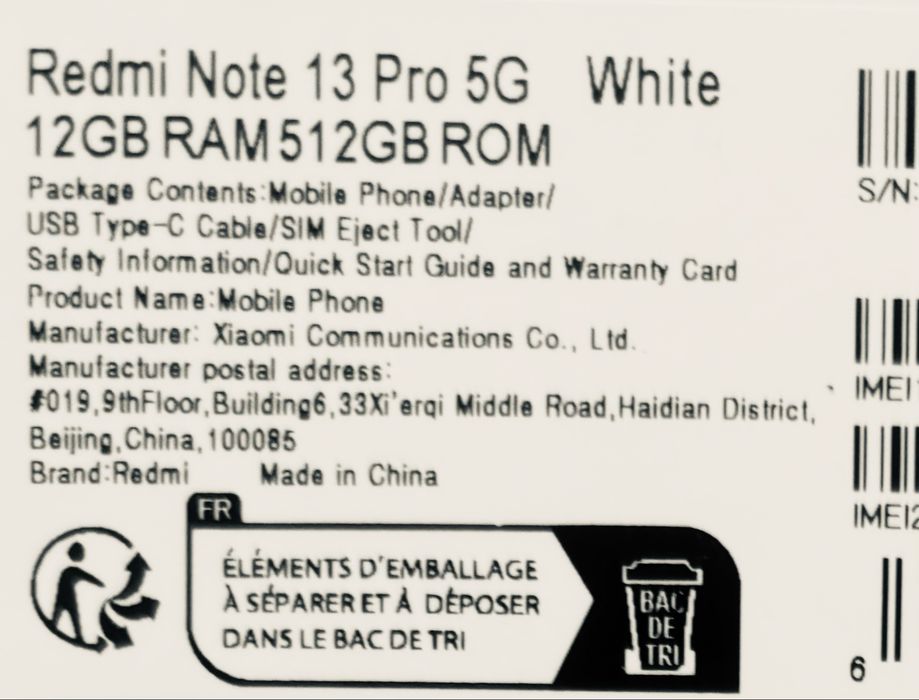 Redmi Note 13 Pro (Редми нот 13 про)Белый