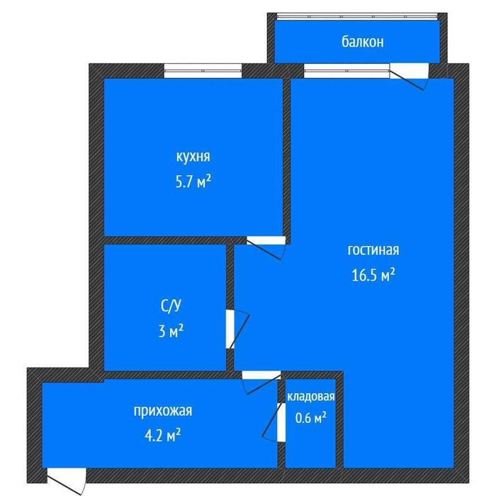 Продажа 1-комнатной квартиры