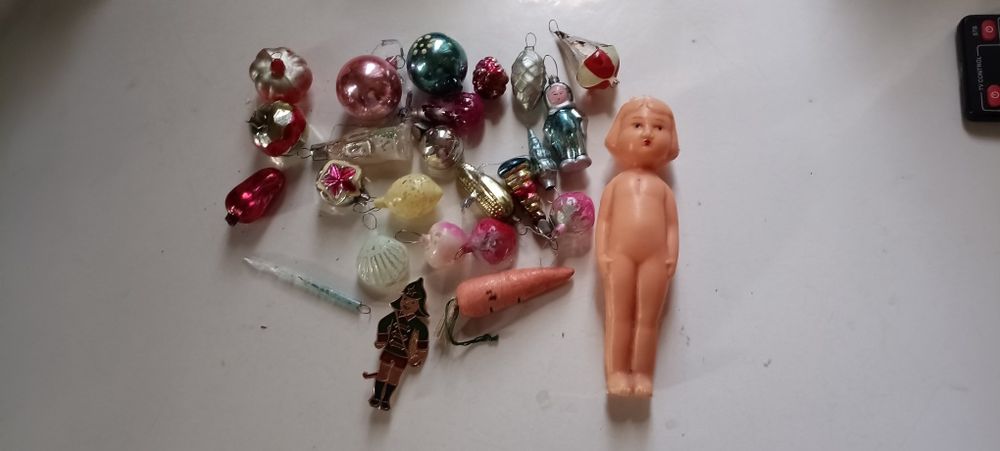 Ёлочные игрушки винтаж ретро антураж