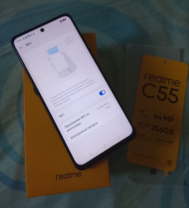 Realme 55+NFC 24/256 гигабайт