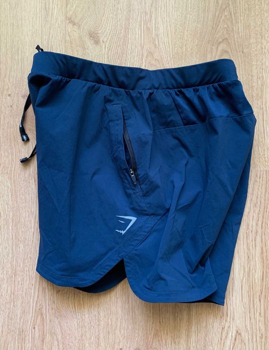 Шорти Gymshark Speed Evolve 5" Shorts - Navy
