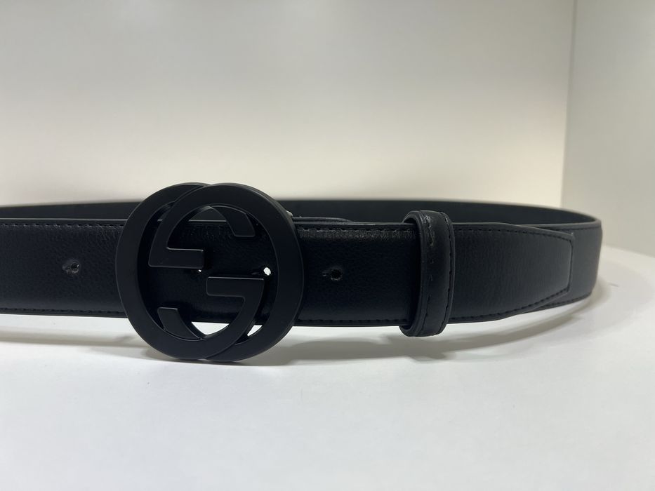 Curea Gucci full black piel naturala