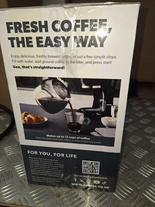 Шварц кафе машина Geepas