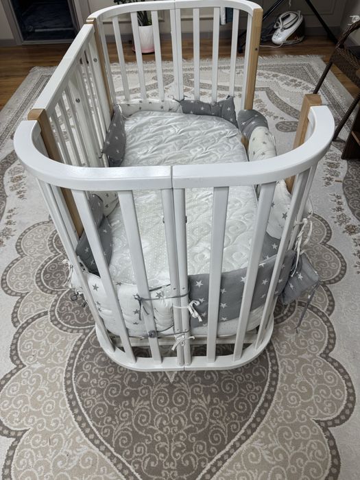 Детский манеж с двумя матрасами