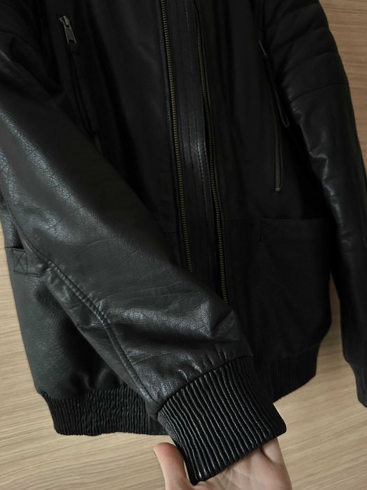 Geaca de piele naturala ASOS