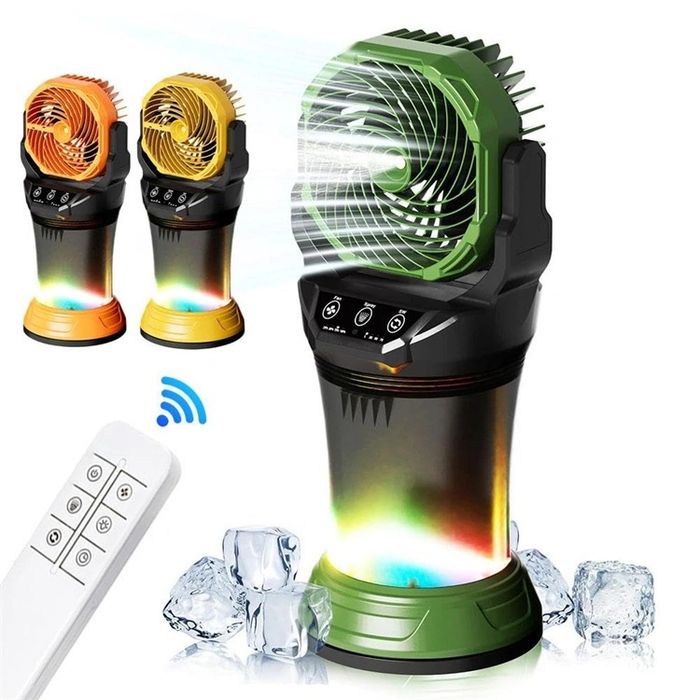 Ventilator juda kuchli va sifatli zaryadkali