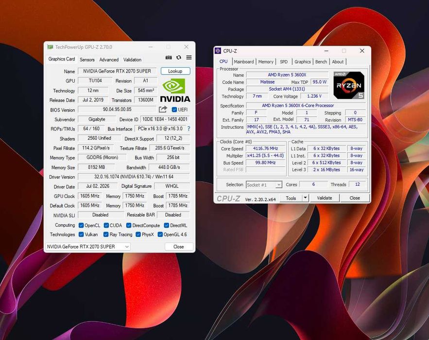 PC Gaming RTX 2070 SUPER 8GB | Ryzen 5 3600X | 16GB DDR4 | 650W Gold