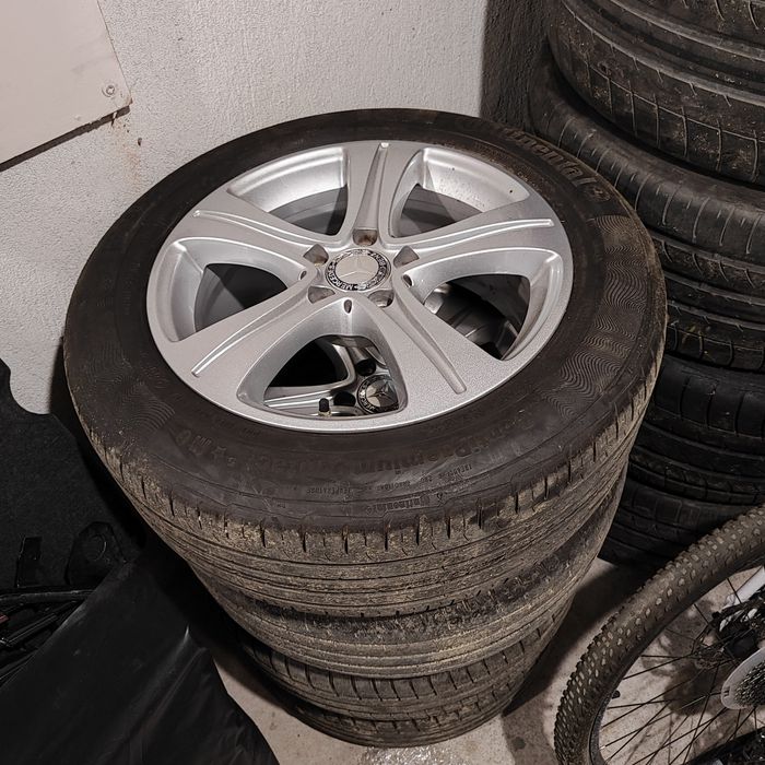 Оригинални 17ки със летни гуми 5х112