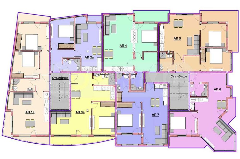 Тристаен апартамент по БДС в град Балчик