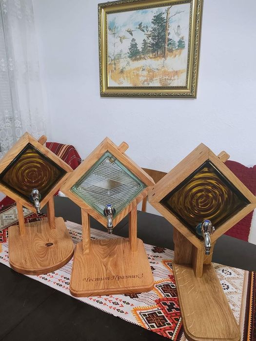 Диспенсър за алкохол! Ръчна изработка!!