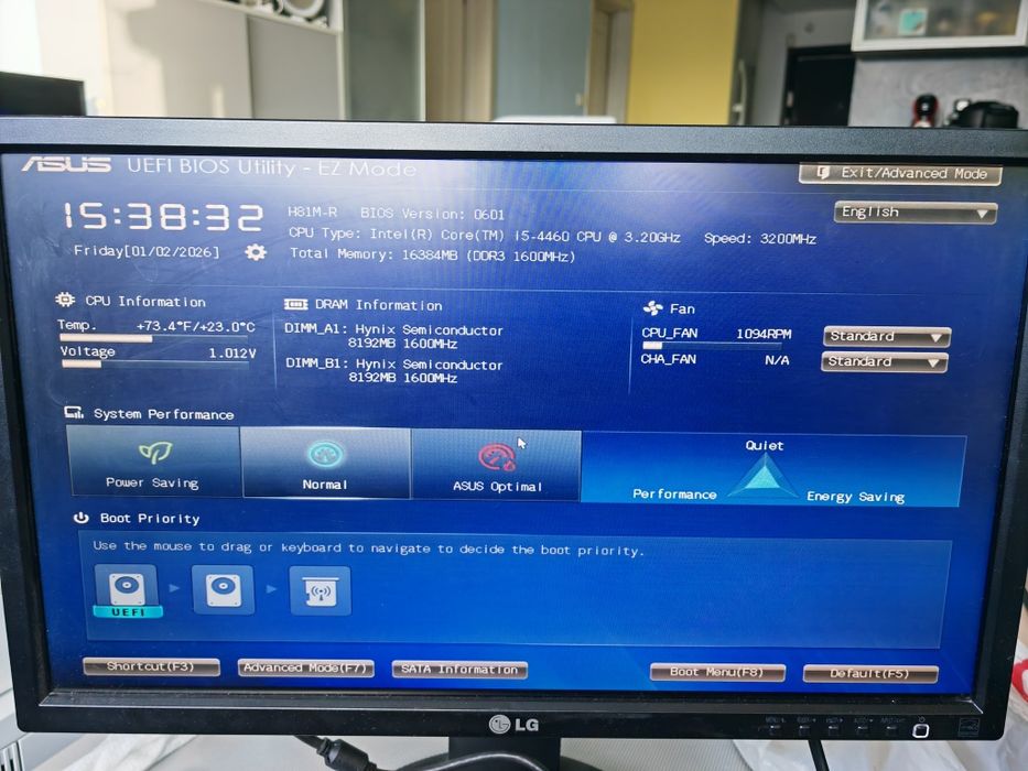 Asus M32 Series Core i5-4460u,3.20GHz,16GB,256GB SSD, Win 11 Home