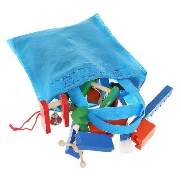 Domino din lemn 1080 piese 12 culori si 45 de accesorii Joc educativ