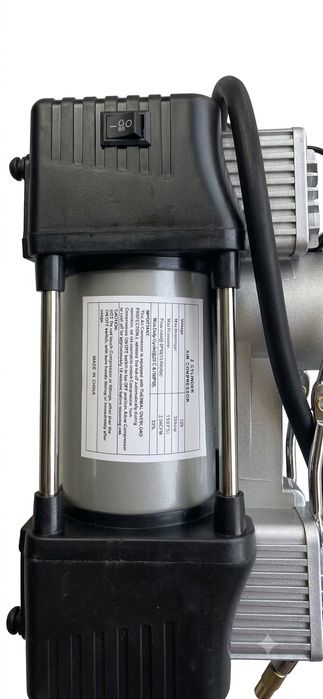 Двубутален компресор за помпане на гуми 12V