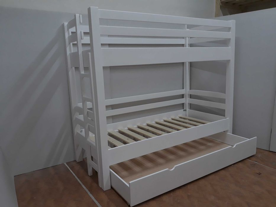 TRANSPORT GRATUIT.Pat etajat-supraetajat din lemn masiv.Cod 2028